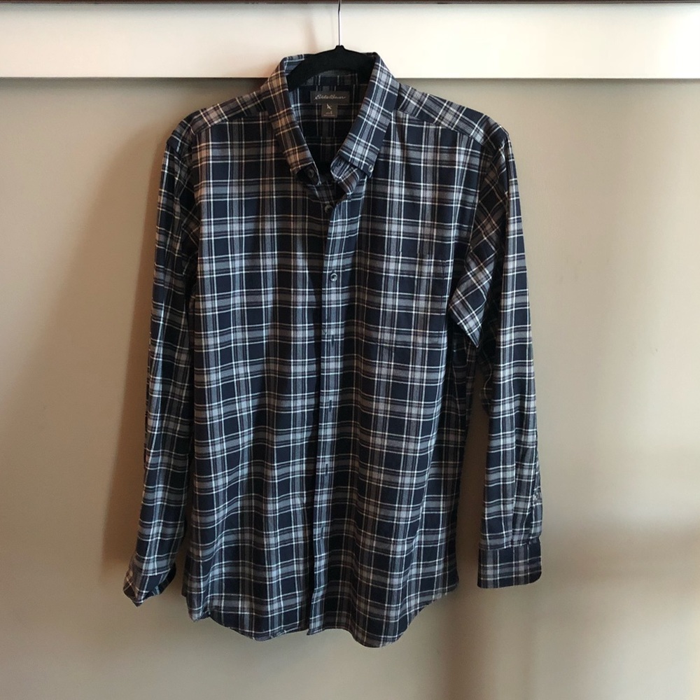 Eddie Bauer men’s relaxed fit flannel shirt